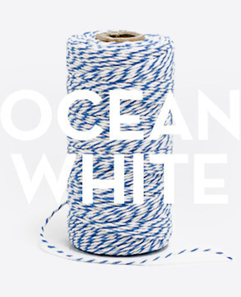 Bakers Twine Blue and White