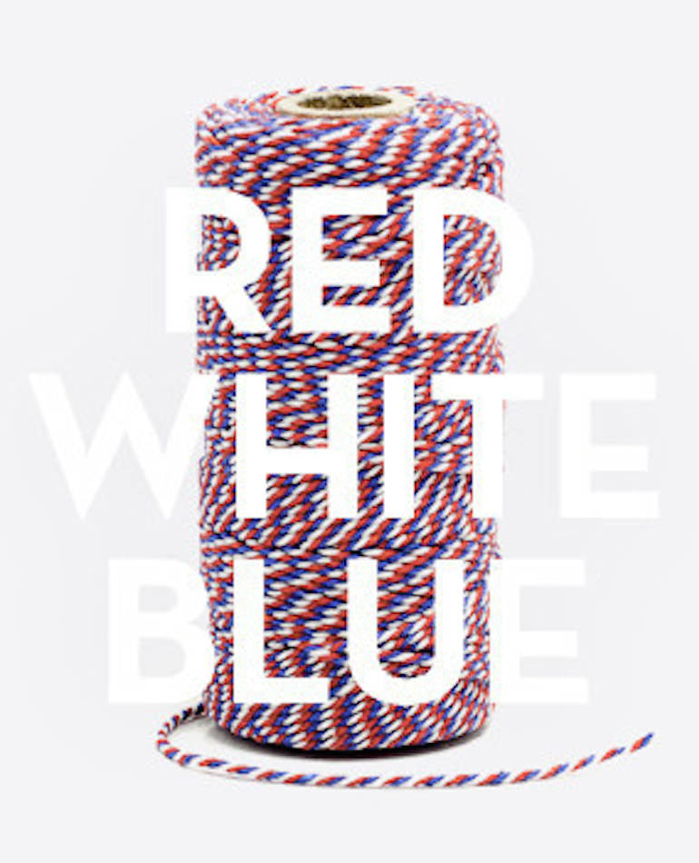 Bakers Twine - Red, White and Blue