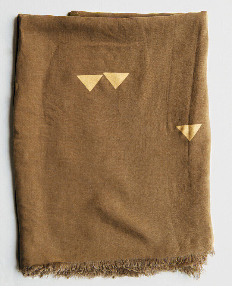 METALLIC LINEN THROW | MAJOR MINOR | BackstreetShopper.com.au