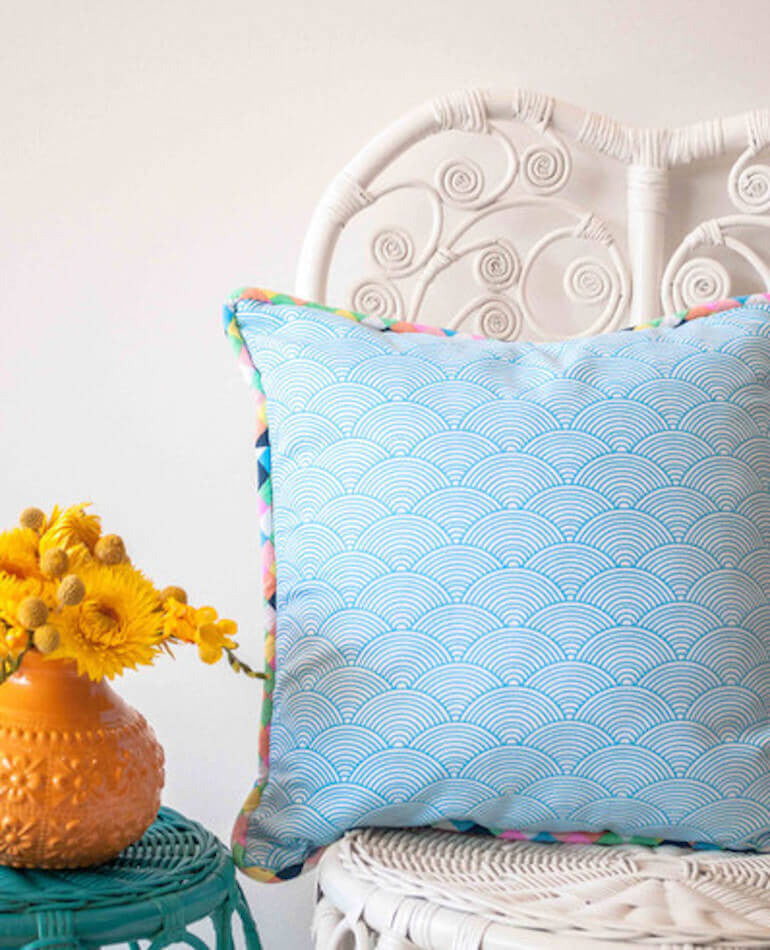 KALEIDOSCOPE OF COLOUR CUSHION