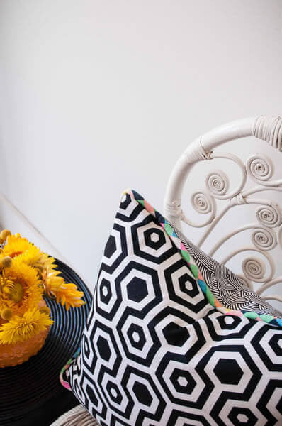 MONOCHROME MAJIC CUSHION | MILLY + EUGENE | BackstreetShopper.com.au