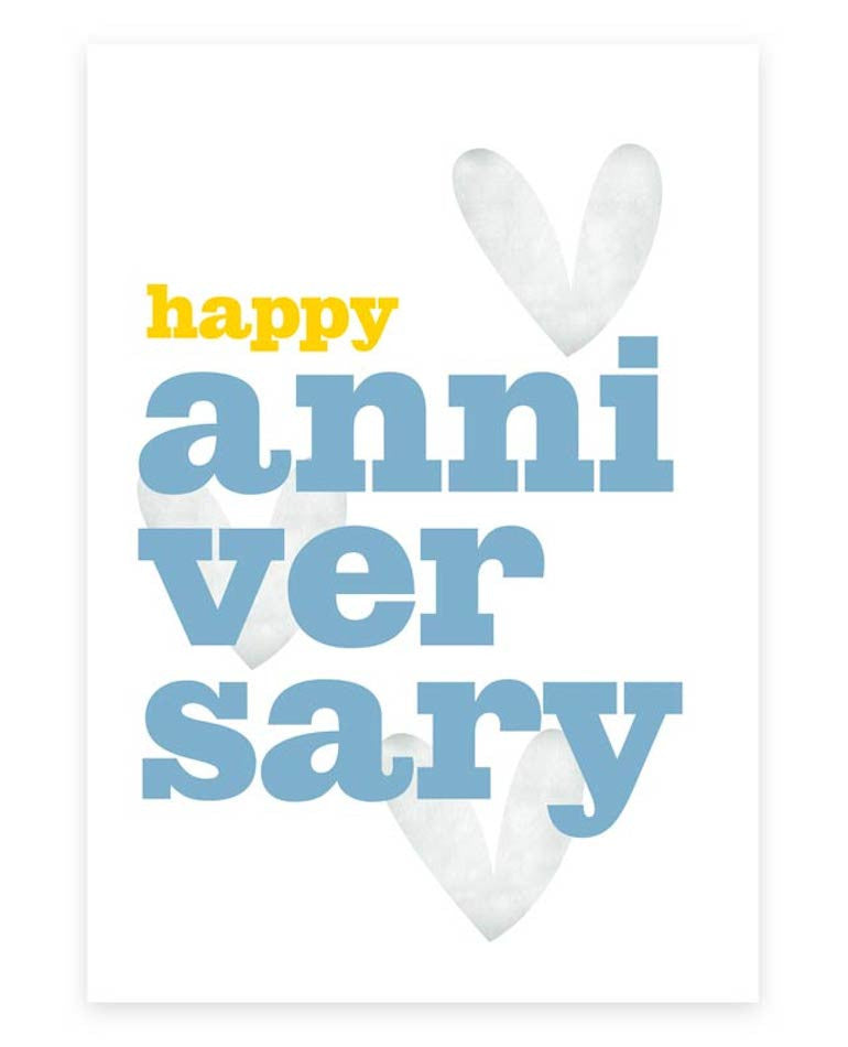 Happy Anniversary Greeting Card | Printspace | BackstreetShopper.com.au