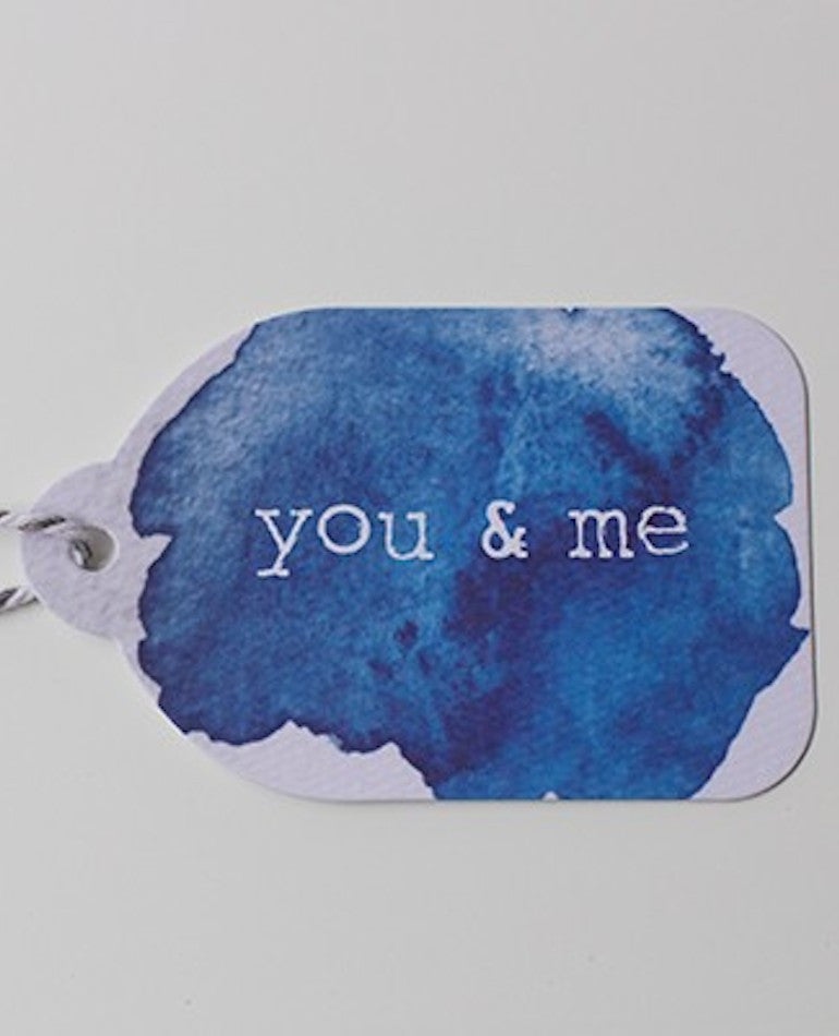 You and Me Gift Tag | Rachel Kennedy Design | BackstreetShopper.com.au