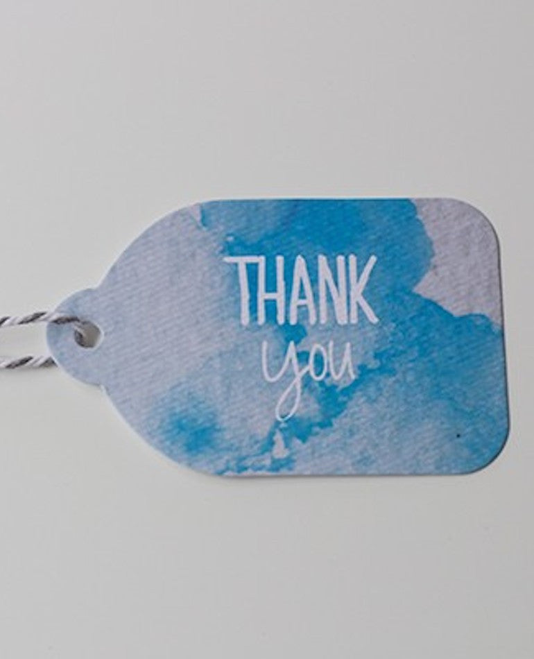 Thank you gift tag | Rachel Kennedy Design | BackstreetShopper.com.au