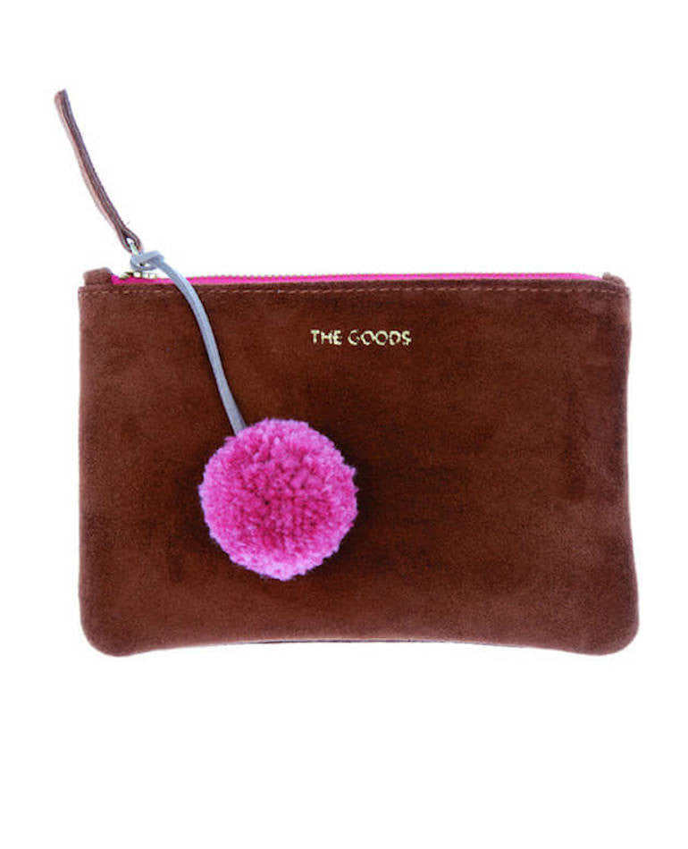 Tan Suede Clutch | The Goods | BackstreetShopper.com.au