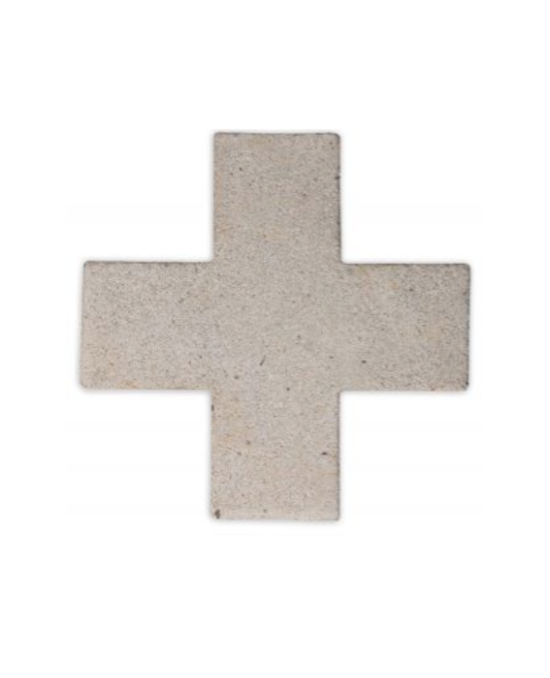 Zakkia | Cross Concrete Trivet - Natural | BackstreetShopper.com.au
