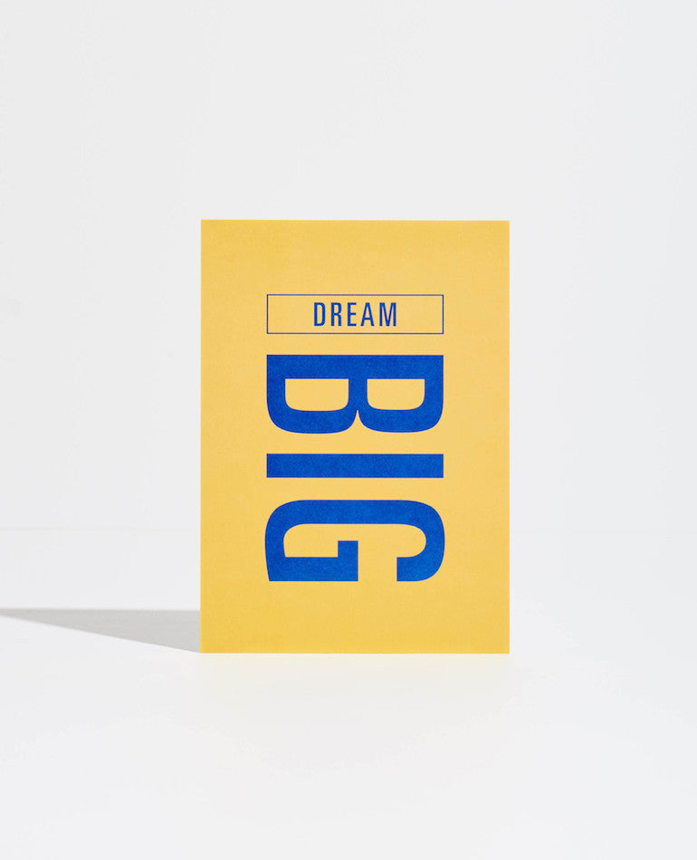 Mi Goals | GOAL CARD: DREAM BIG | BackstreetShopper.com.au