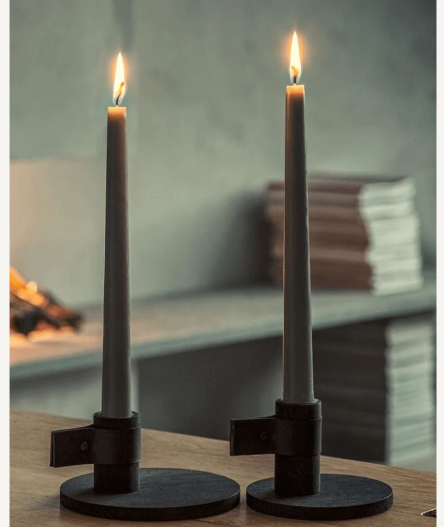 Bright Light Candle Holder – Dark, Large