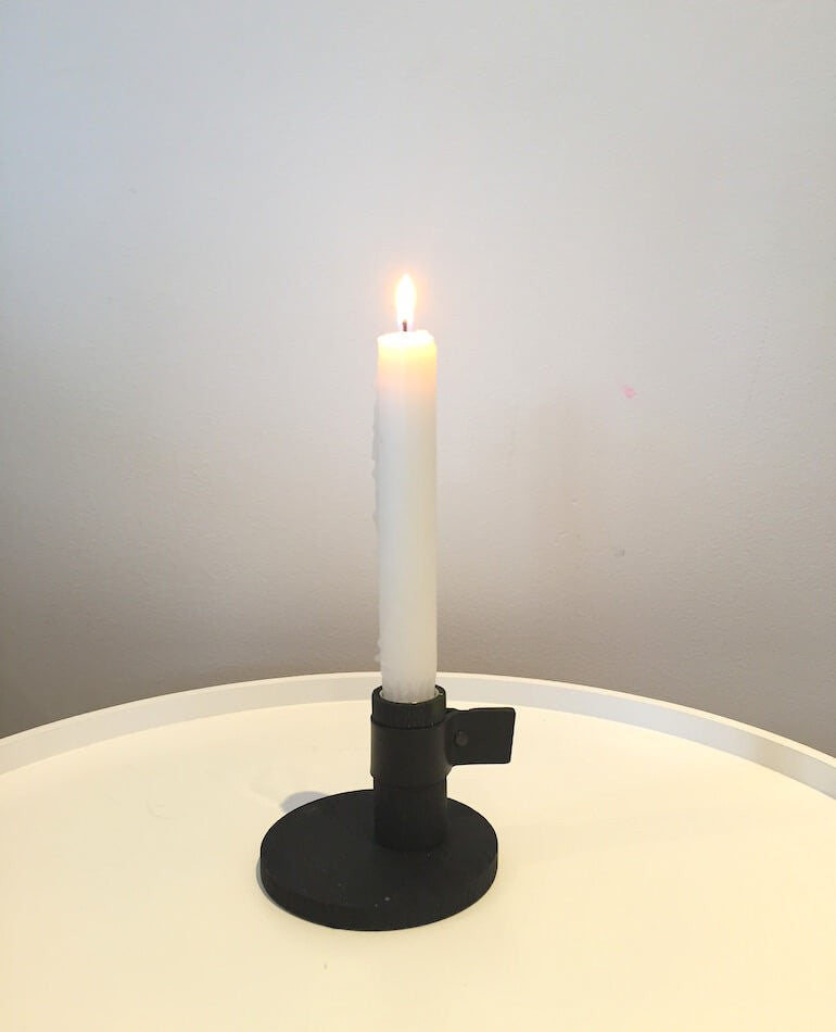 Bright Light Candle Holder – Dark, Small