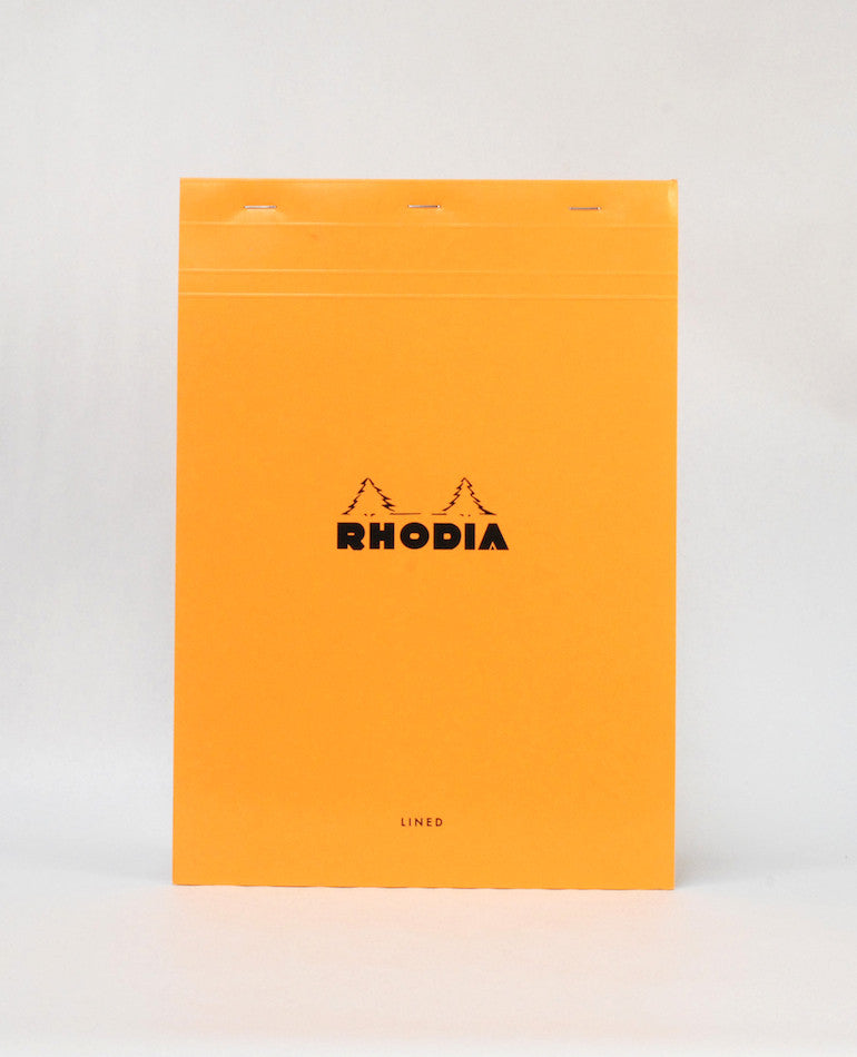 Stapled Pad, Orange Cover A4 | Rhodia | BackstreetShopper.com.au
