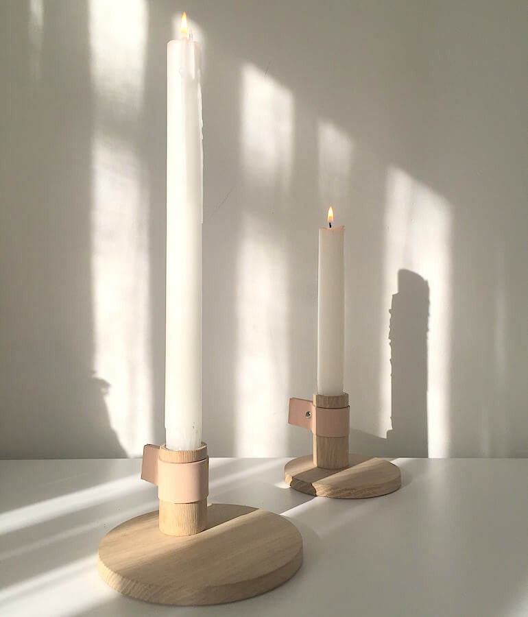 Bright Light Candle Holder – Natural, Large