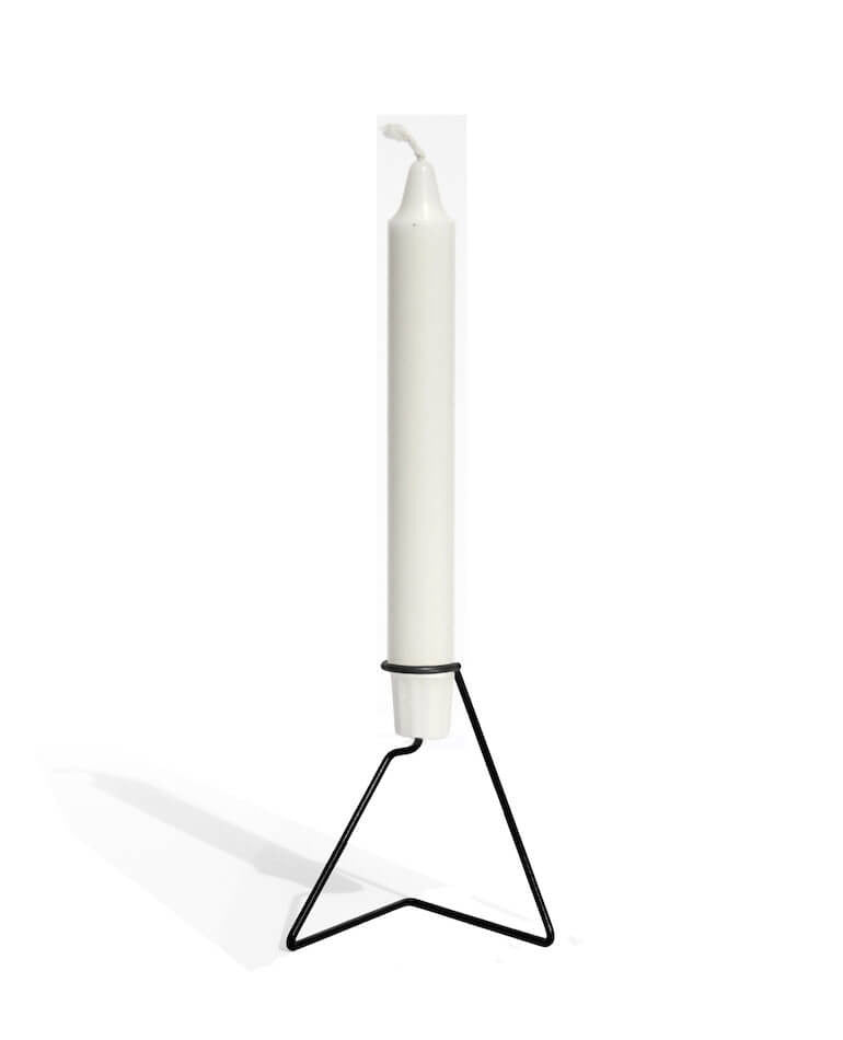 Candle Holder Lysestage No. 1 - Black | Nicholas Oldroyd Design | BackstreetShopper.com.au