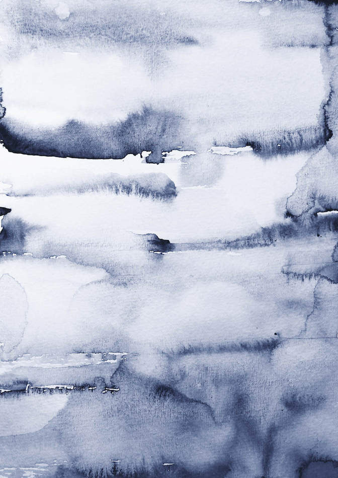 Art No 61 Blue Water Colour (Edt. 16) | Nynne Rosenvinge | BackstreetShopper.com.au