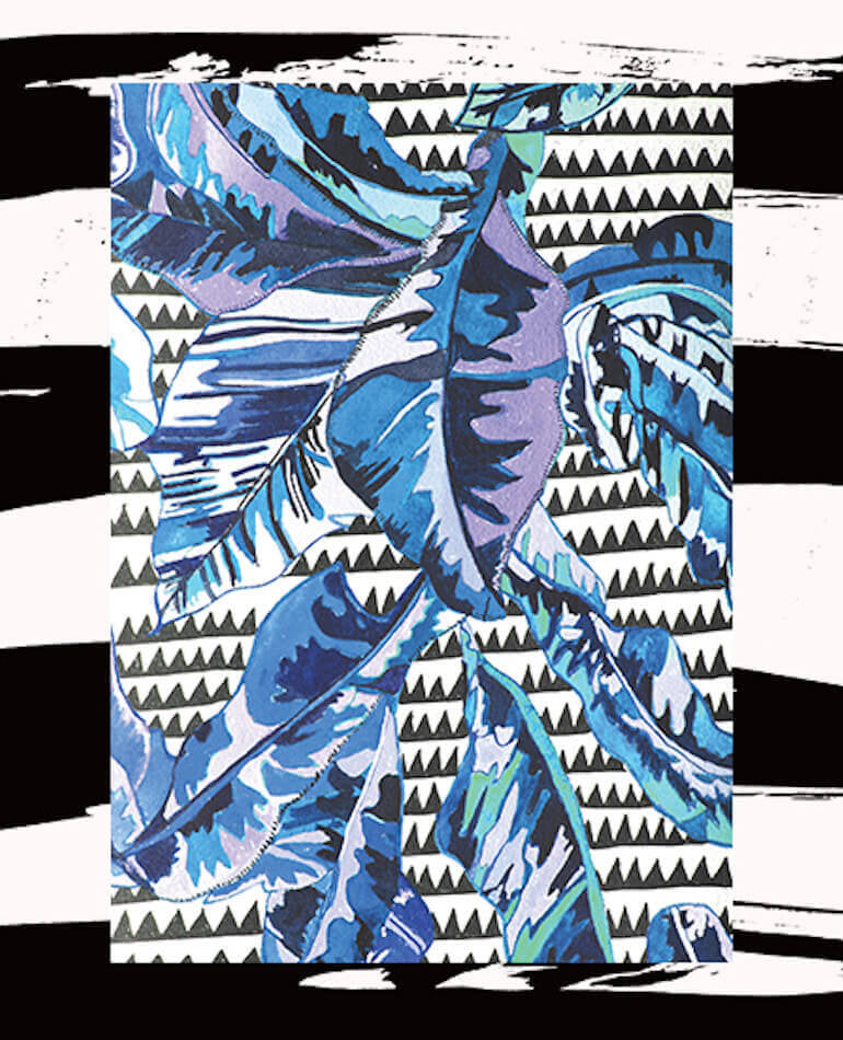 Peppa Hart | Smurf Jungle Vibe Art Print | BackstreetShopper.com.au
