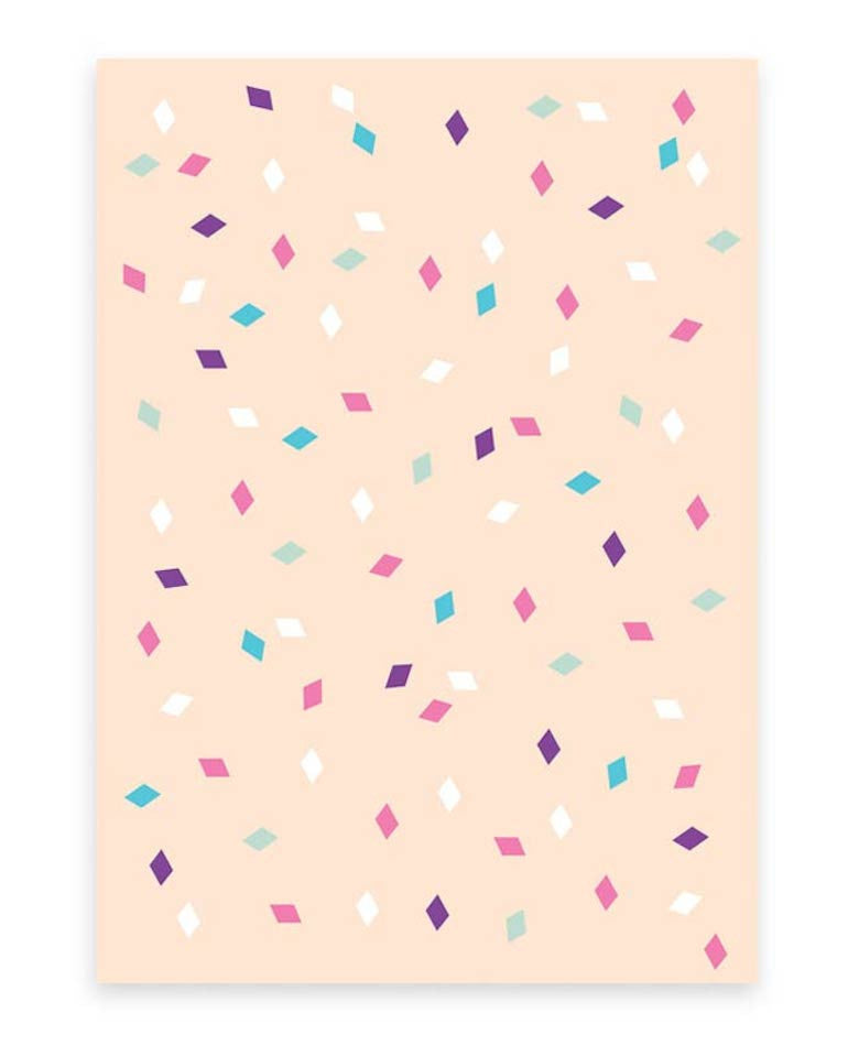 Confetti wrapping paper | printspace | backstreetshopper.com.au