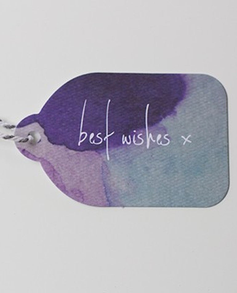 Best Wishes Gift Tag | Rachel Kennedy Design | BackstreetShopper.com.au