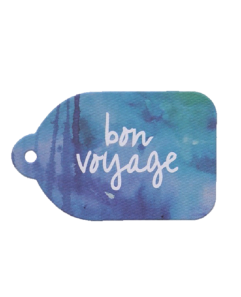Bon Voyage Gift Tag | Rachel Kennedy Design | BackstreetShopper.com.au