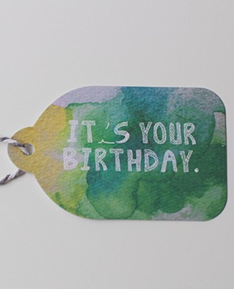 Its your birthday gift tag | Rachel Kennedy Design | BackstreetShopper.com.au